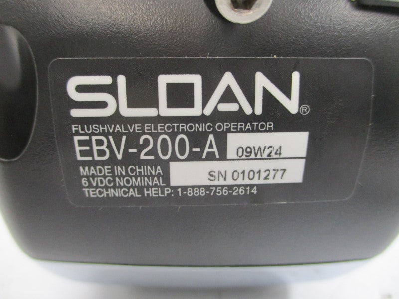 SLOAN EBV200A 6VDC NSMP