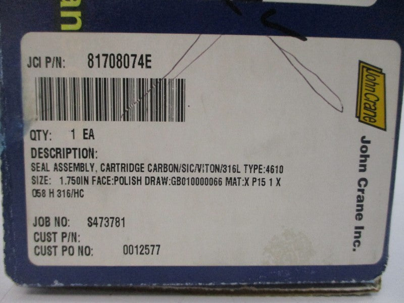 JOHN CRANE 81708074E 1.750" NSMP