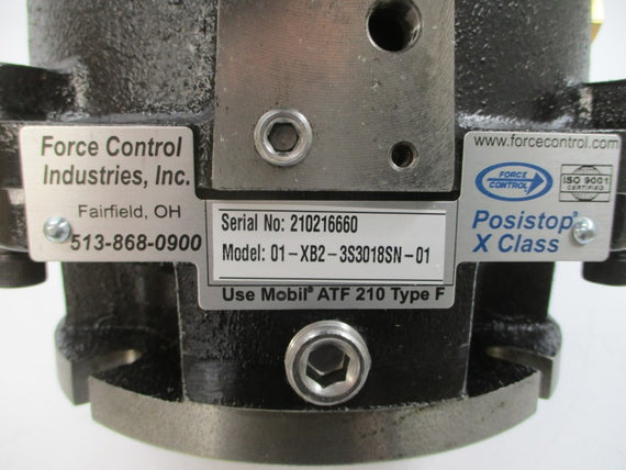 FORCE CONTROL INDUSTRIES 01-XB2-3S3018SN-01 NSMP