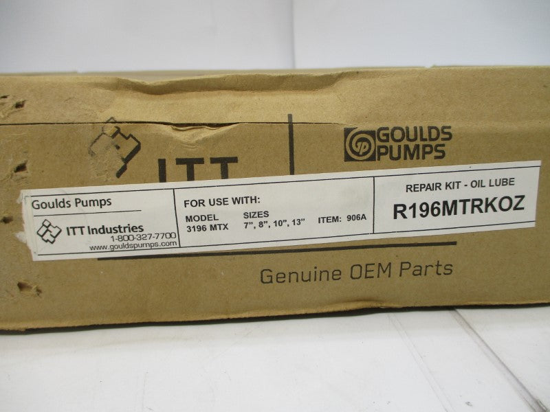 ITT GOULDS PUMPS R196MTRK0Z 3196MTX NSMP