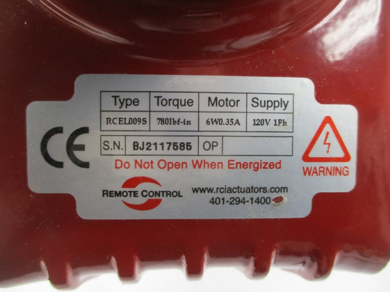 RCI ACTUATORS RCEL009S 120V 2000PSI 2" NSNP