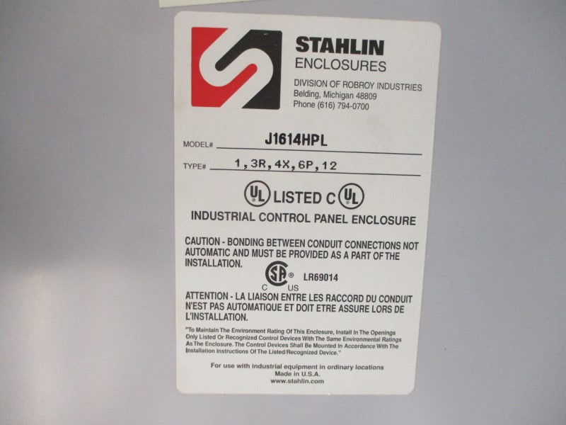 STAHLIN J1614HPL UNMP