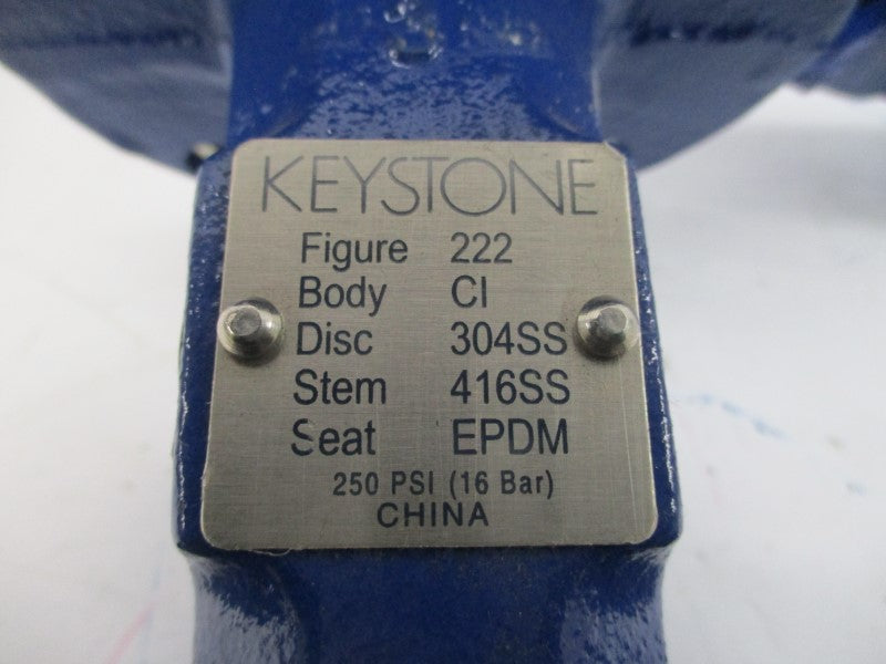 KEYSTONE 222 CI 304SS 416SS EPDM 250PSI NSNP