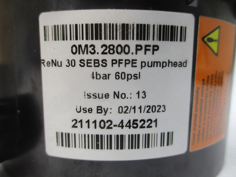WATSON MARLOW PUMPS 0M3.2800.PFP 60PSI NSMP