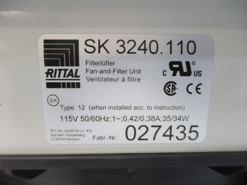RITTAL SK3240.110 115V 0.42/0.38A NSMP