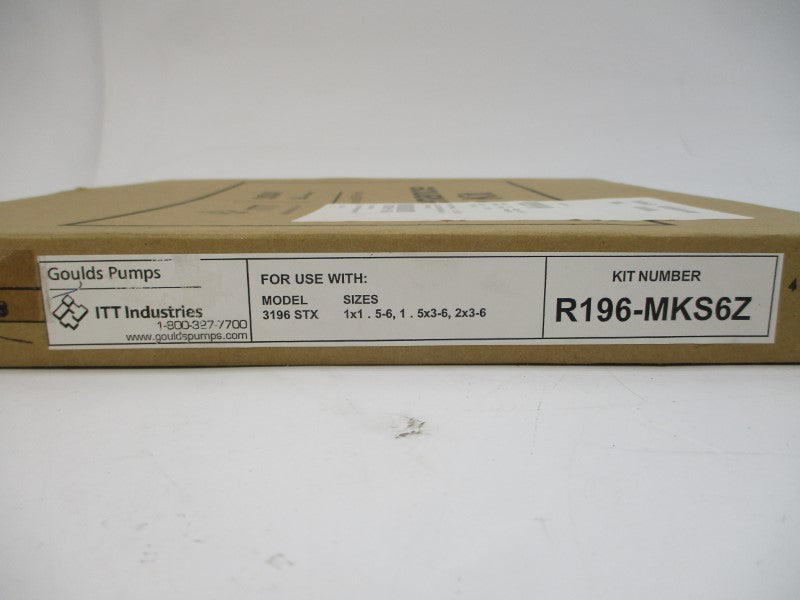 ITT GOULDS PUMPS 3196STX R196-MKS6Z NSMP