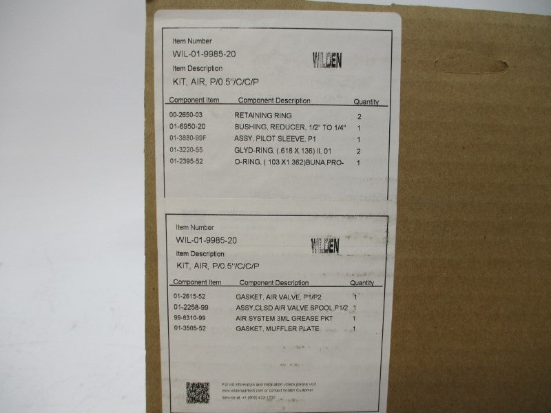 WILDEN WIL-01-9985-20 0.5" NSMP