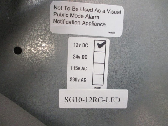 TRI-LITE SC10-12RG-LED SER. SG 12VDC NSNP