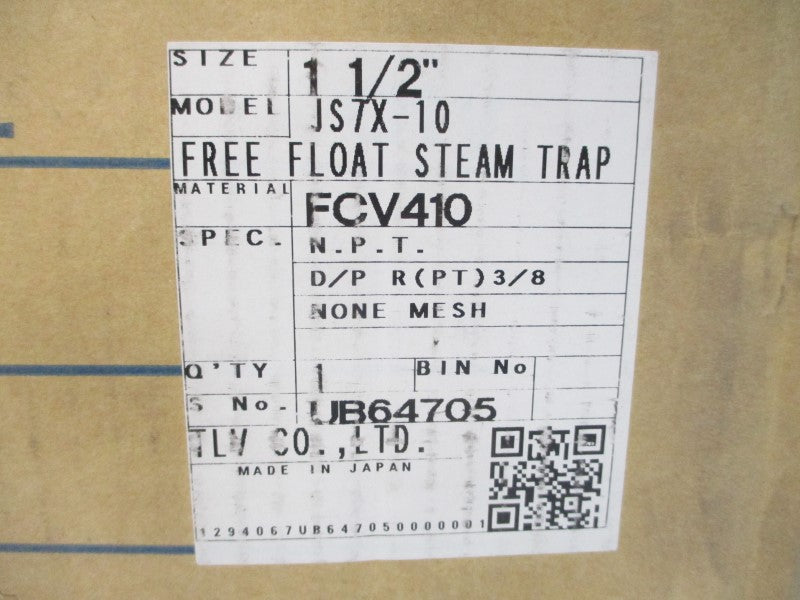 TLV JS7X-10 250PSI 1-1/2" NSMP