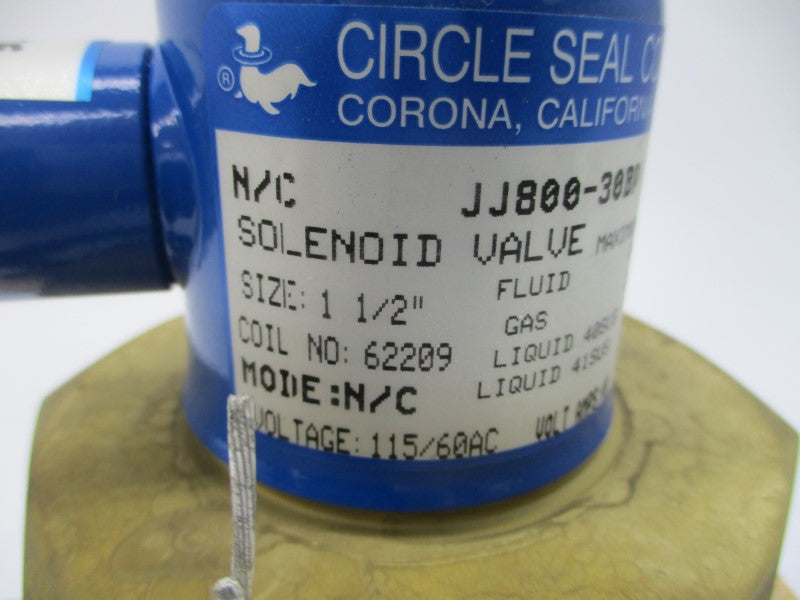 CIRCLE SEAL CONTROLS JJ800-30BP 115V 49A 1-1/2" NSMP