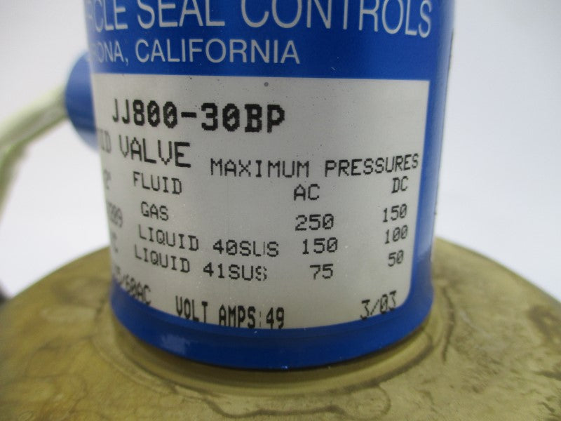 CIRCLE SEAL CONTROLS JJ800-30BP 115V 49A 1-1/2" NSMP