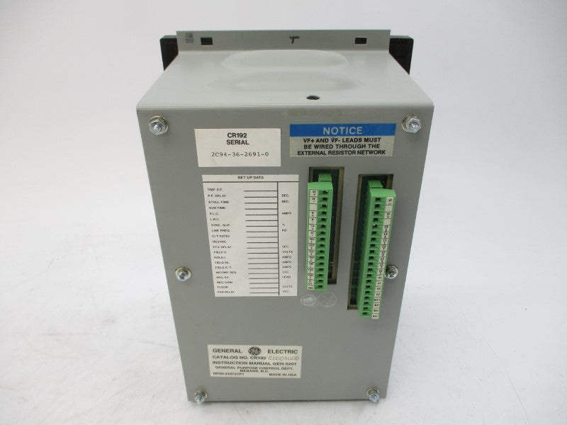 GENERAL ELECTRIC CR192C1001000 NSNP