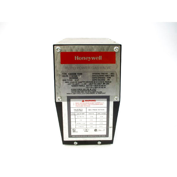 HONEYWELL V4055E1040 110/120V 1.63/.19A 13S 25PSI NSNP