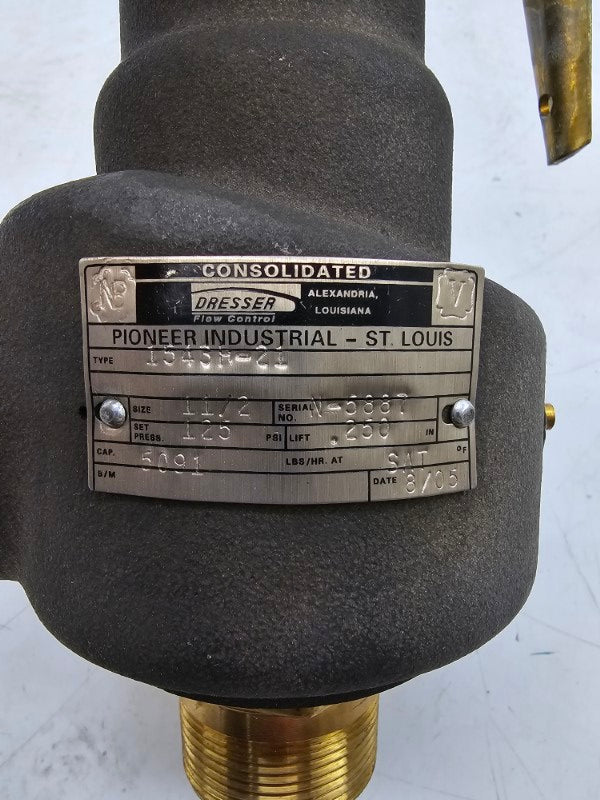 DRESSER 1543H-21 125PSI 1-1/2" NSNP