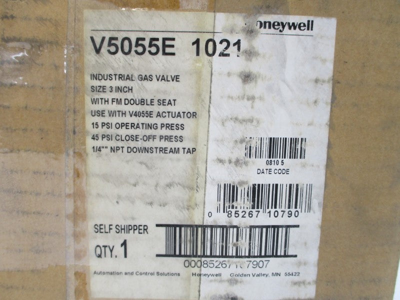 HONEYWELL V5055E1021 45PSI 3" NSMP