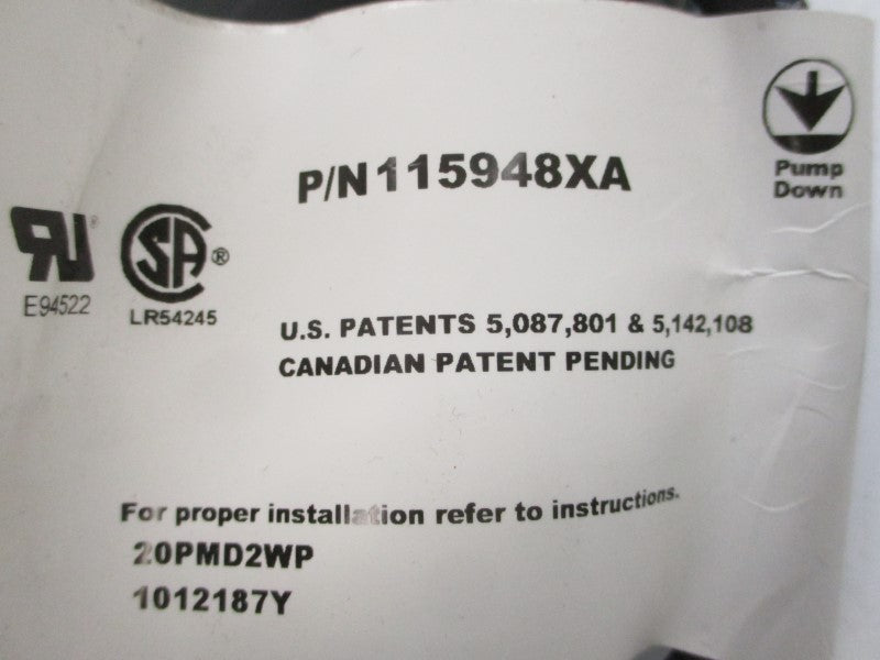 CRANE 115948XA 230V 20' NSMP