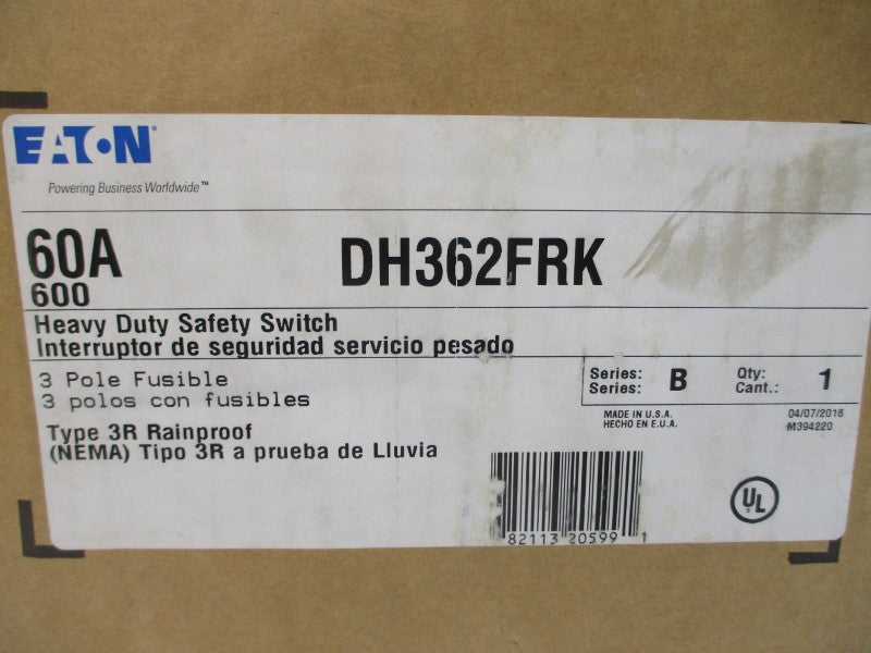 CUTLER HAMMER DH362FRK SER. B NSMP