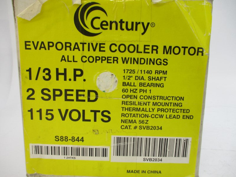 CENTURY SVB2034 115VAC 6.5/3.6A NSMP