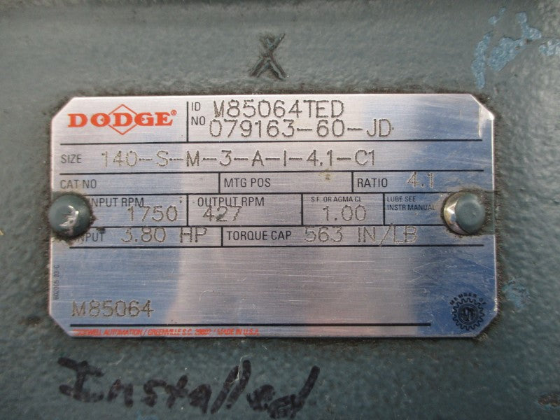 DODGE 079163-60-JD M85064TED UNMP