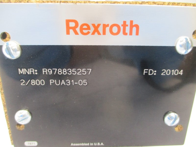 REXROTH R978835257 2/800PUA31-05 NSNP