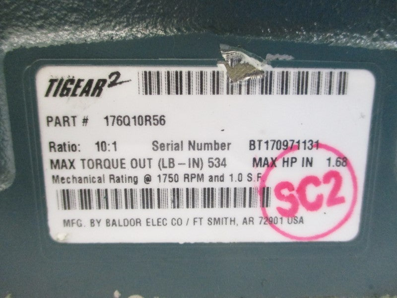 BALDOR ELECTRIC 176Q10R56 UNMP