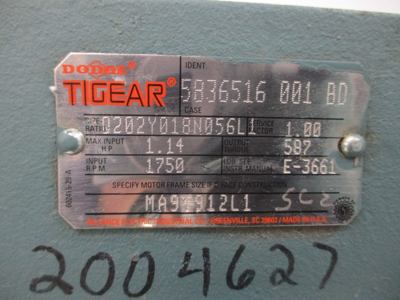 DODGE Q202Y018N056L1 5836516 UNMP