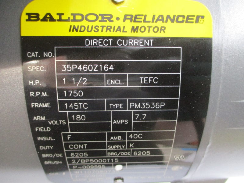 BALDOR 35P460Z164 180V 7.7A NSNP