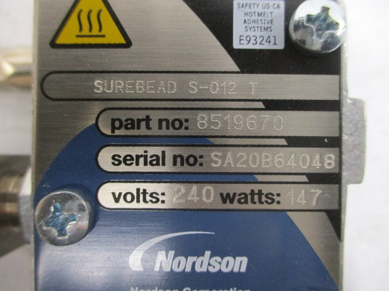 INDUSTRIAL SPARE PART 8519670 NSMP