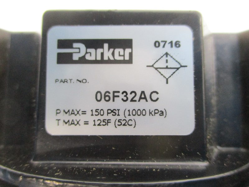 PARKER 06A32A13A2BC 150PSI 1/2" NSMP