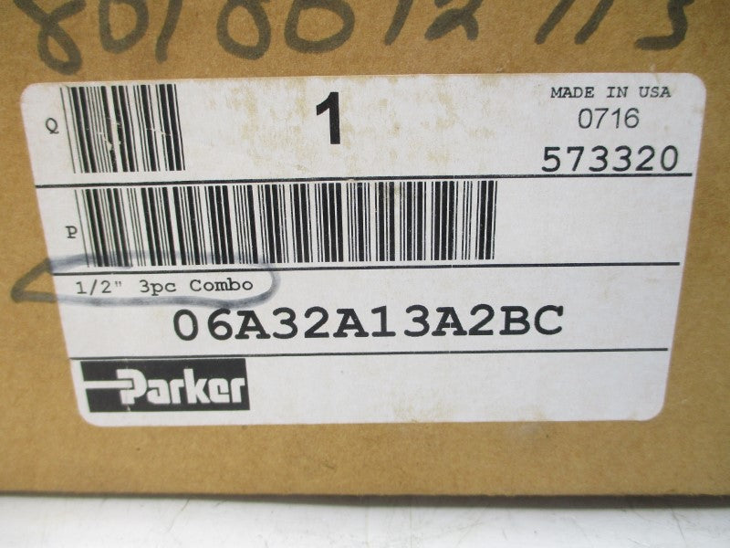 PARKER 06A32A13A2BC 150PSI 1/2" NSMP