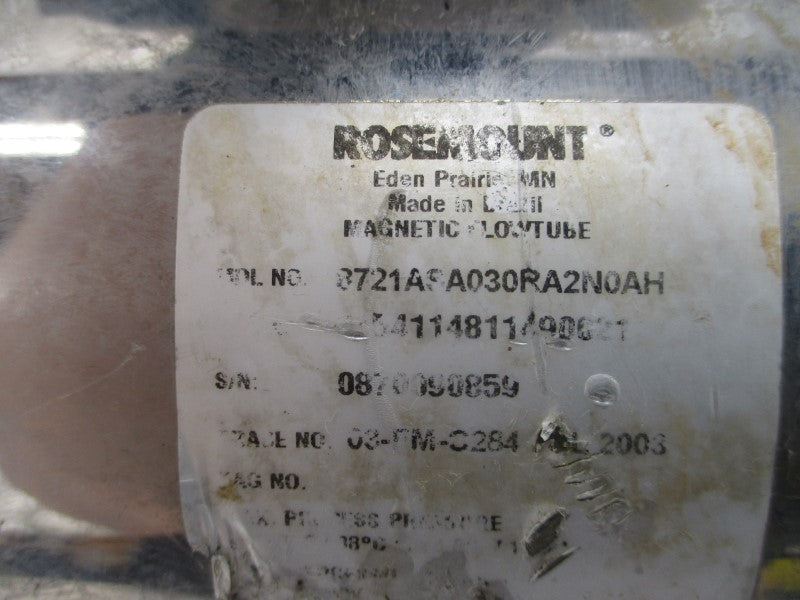 ROSEMOUNT 8721ASA030RA2N0AH UNMP