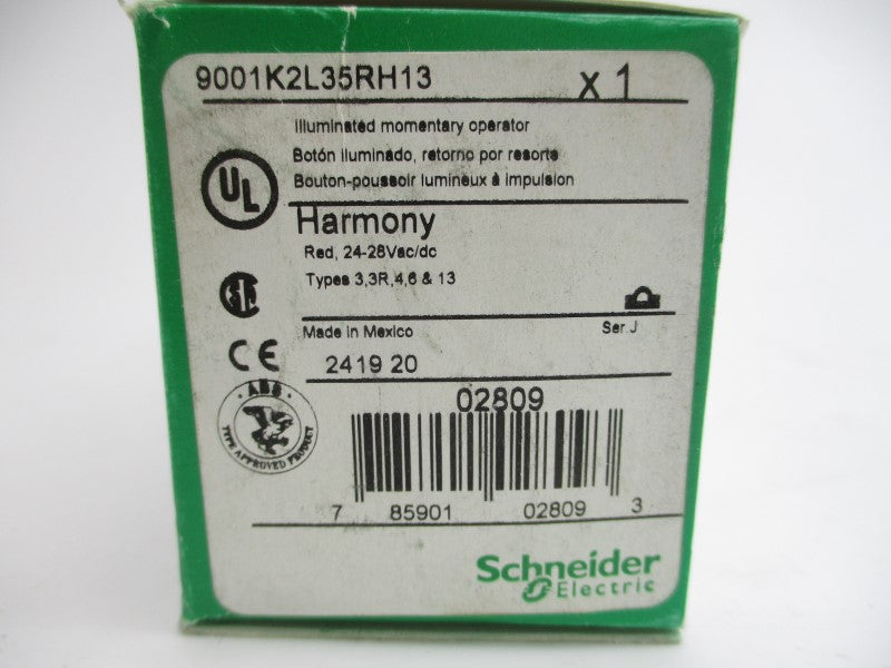 SCHNEIDER ELECTRIC 9001K2L35RH13 SER. J 24-28VAC/DC NSMP