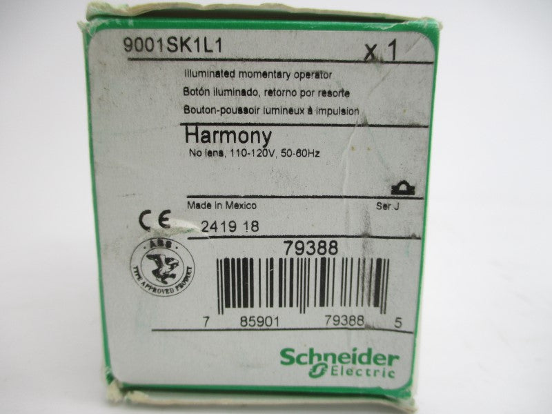 SCHNEIDER ELECTRIC 9001SK1L1 SER. J 110-120V NSMP