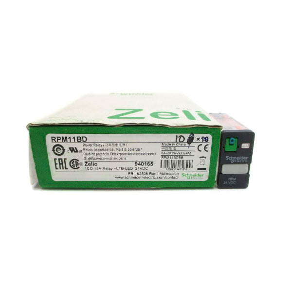 SCHNEIDER ELECTRIC RPM11BD 24VDC 15A (PKG OF 10) NSMP