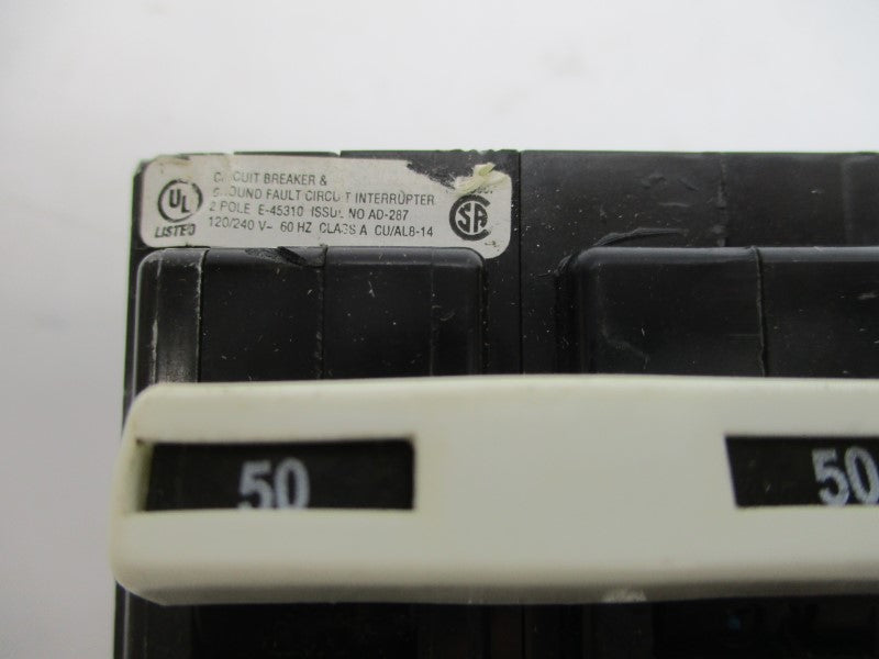 GENERAL ELECTRIC THQL2150GFI 120/240V 50A UNMP
