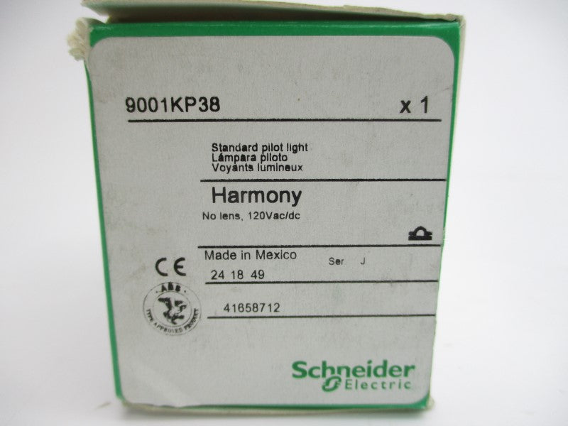 SCHNEIDER ELECTRIC 9001KP38 SER. J 120VAC/DC NSMP