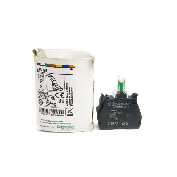 SCHNEIDER ELECTRIC ZBVG5 110/120V (PKG OF 5) NSMP