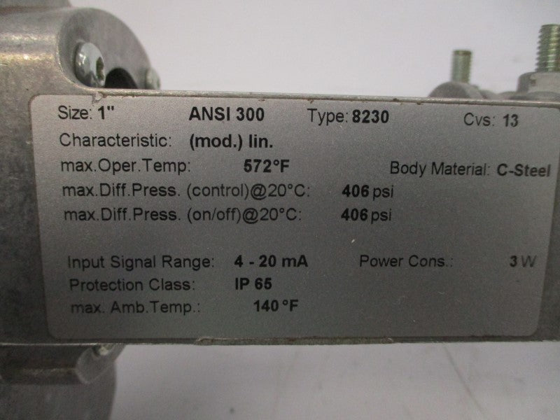 SCHUBERT & SALZER 8230/025VKMF0-9M-91 7003771 406PSI 1" (AS PICTURED) NSNP