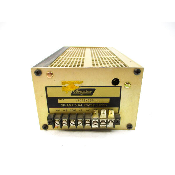 ACOPIAN VTD15-250 (AS PICTURED) UNMP