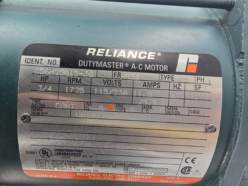 RELIANCE ELECTRIC C56H2501S-JG 115/230V 11.0/5.5A NSNP