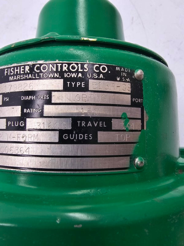 FISHER CONTROLS 513R-GS 6-30PSI 1/2" NSNP