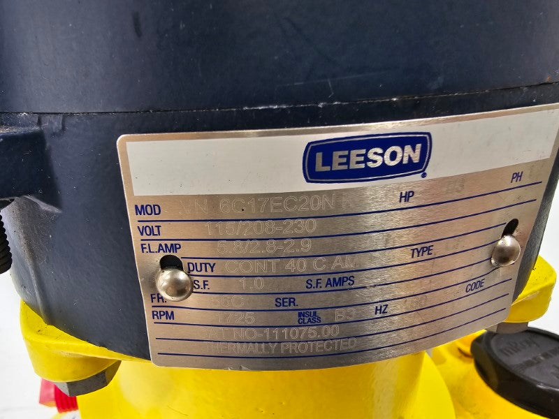 MILTON ROY MRA15F15X1APPNNNNNVNNNNNNN 115/208-230V 5.8/2.8-2.9A 100/350PSI NSNP