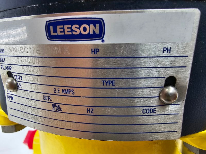 MILTON ROY MRA15F15X1APPNNNNNVNNNNNNN 115/208-230V 5.8/2.8-2.9A 100/350PSI NSNP