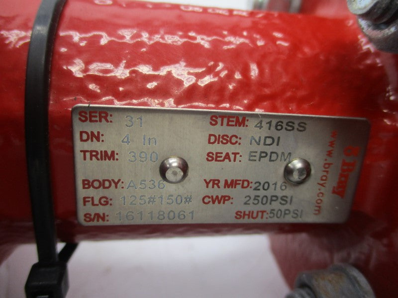 BRAY CONTROLS 70-0061-113D0-536/C SERIES 70 120V 0.5/0.8A 250PSI 4" NSNP