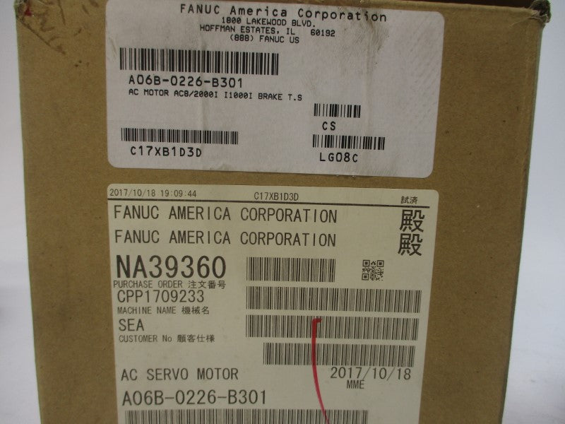 FANUC A06B-0226-B301 187VAC 5.6A NSMP