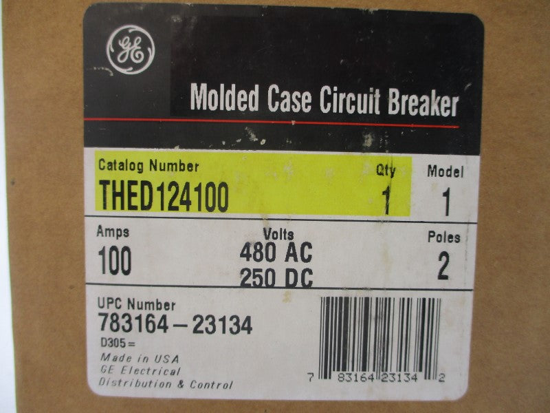 GENERAL ELECTRIC THED124100 480VAC 100A NSMP