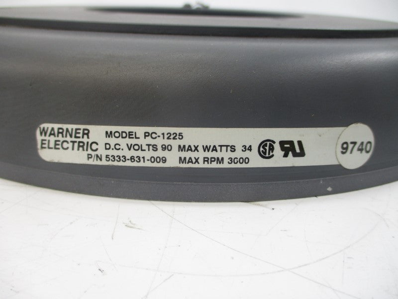 WARNER ELECTRIC 5333-631-009 PC-1225 90VDC NSNP