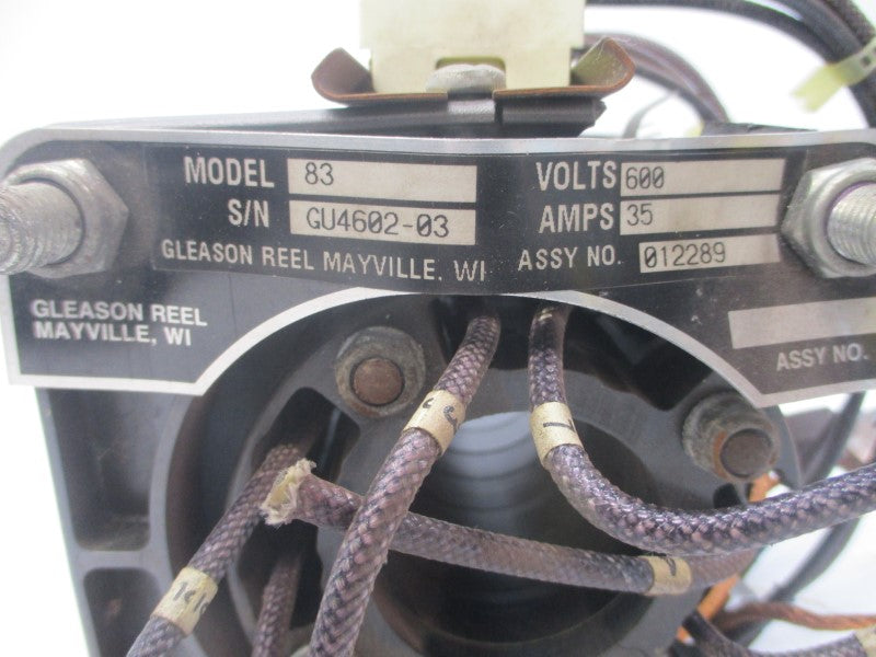 GLEASON REEL 012289 MODEL 83 600V 35A (AS PICTURED) NSNP