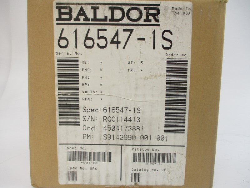 BALDOR 616547-1S NSMP