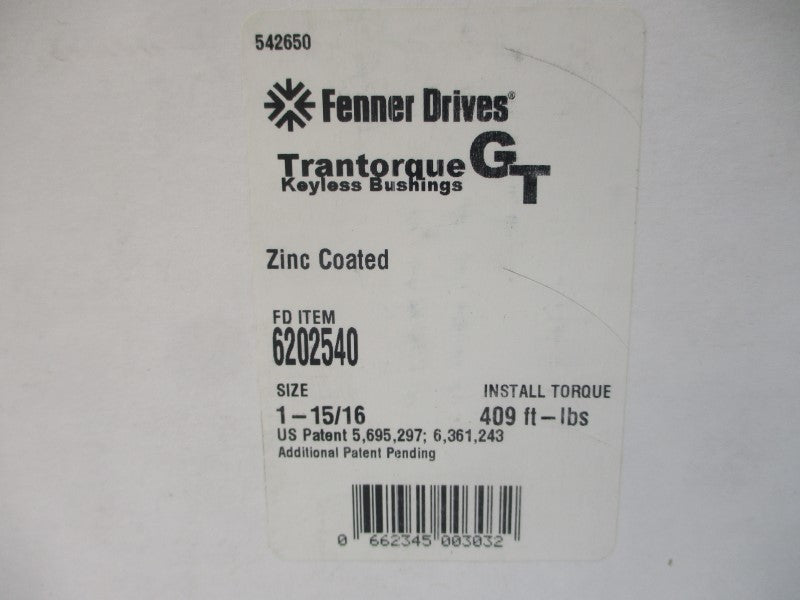 FENNER DRIVES 6202540 1-15/16" NSMP